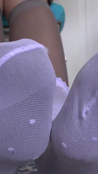 Triple-stockinged Boss, Meeting Prep, Ruined Orgasm and Cum Licking, POV, JOI