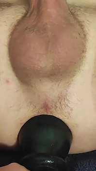 Orgasm și vibrator anal gonflabil pentru soțul meu obraznic