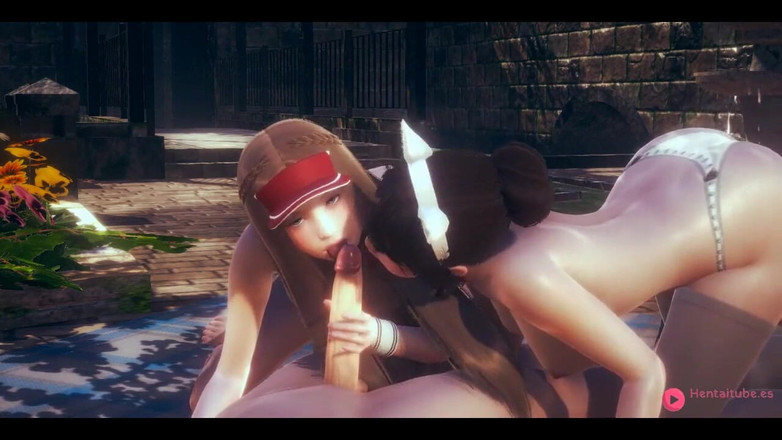 HentaiTubes: तीन लोगों की चुदाई हेनतई 2 लड़कियां 1 लड़का