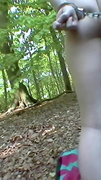 Bondage Sex in the Forest with Horny Chick