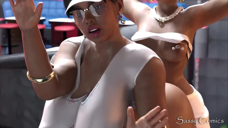 Sassy Comics Trans: Barbie si cewek kulit hitam pantat bahenol dientot habis-habisan sama...