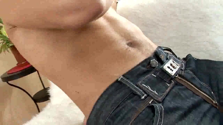 Young straight boy masturbation: Big bulge of Kevin straight boy curious