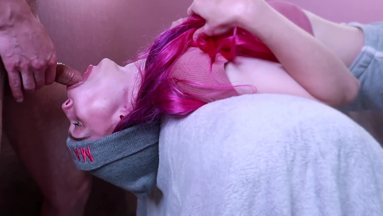 The Deep Passion: Hot Cum Filled My Throat - Rough Hardcore Deepthroat Throat Fuck