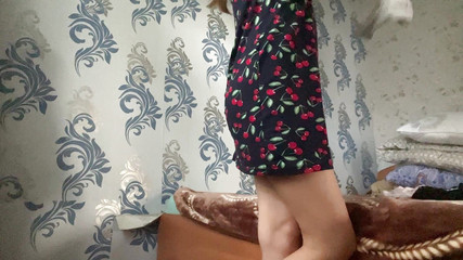 Alexa Holly: Regardez-moi essayer une culotte sexy sur ma chatte poilue