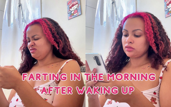 Cutiepiie Chubby: 통통한 가스 소녀 아침 화장실 방귀 천연 가스 순간