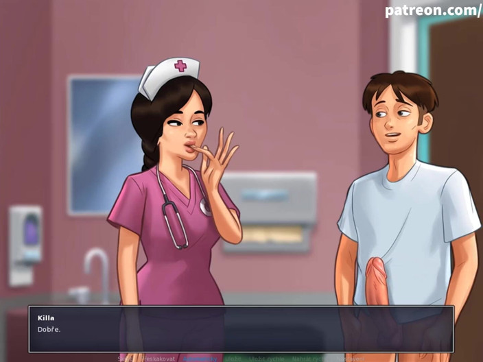 Cartoon Universal: Summertime saga part 136 - nurse heal me (Czech sub)