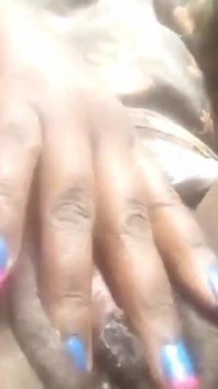 Horny Bitch Pissing Outside Fingering Masturbating