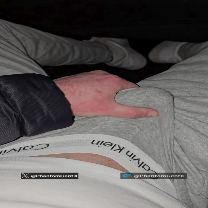 PhantomGentX: German Stepdaddy After Gym Workout Horny in Grey Ck Jerks...