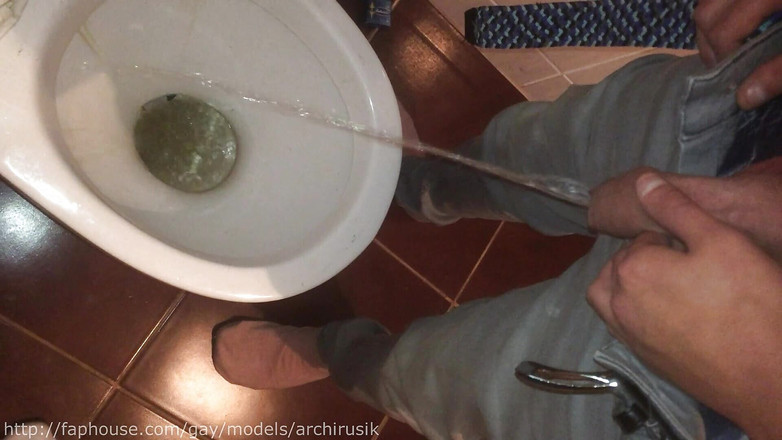ArchiRusik: Toilet Boys in Cum From the First Person!