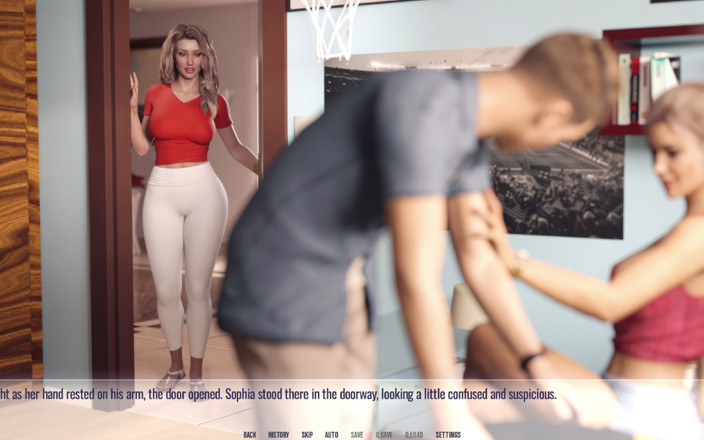 Porngame201: A Wife and Stepmother 68 Main Edition Sophia Catches Patricia Teasing...