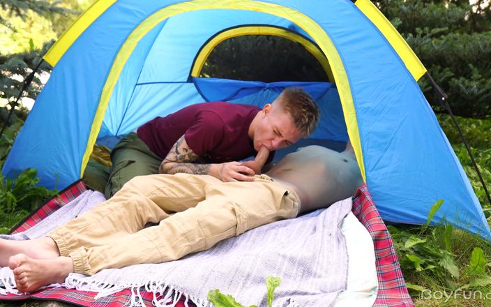 Boyfun: Smooth Twink Gets His Tight Ass Stretched While Camping with...