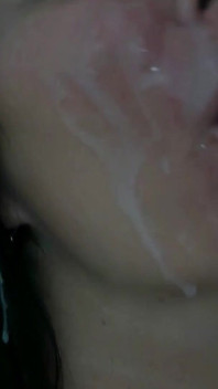 Mega Facial! Cum Tsunami Right in the Fuckface!