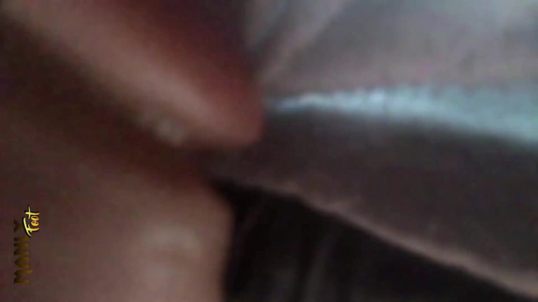 Manlyfoot: Mi pequeña compañera de casa encogida - pie hombre - macrophilia magia...