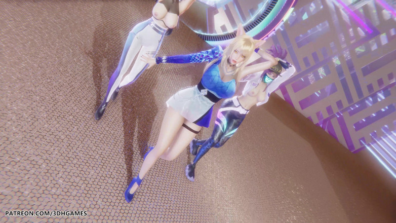 3D-Hentai Games: Mmd Kpop Demon Hunters - Huntrx - Liga Striptis Seksi Mmd Kpop -...