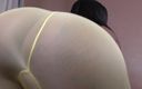Solo Austria: Чорношкіра Барбі Естрелла грає в нейлонову дупу. Сидіння на обличчі, відео від першої особи!