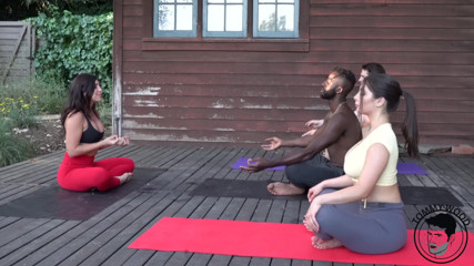 Tommy Wood XXX: Hot swingers orgy having flexible yoga foursome trukait & yoga goddess