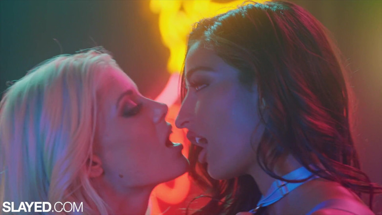 Slayed: Slayed Luscious Ladies Emily &amp; Charlotte Lap Each Other up