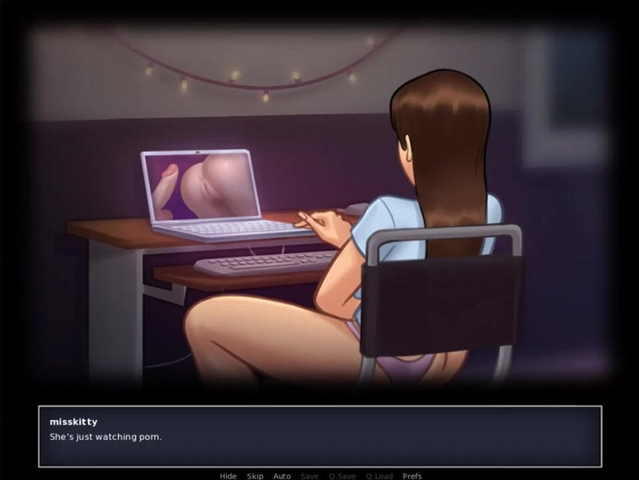 Miss Kitty 2K: Saga latem - słoik z ciasteczkami - tylko wszystkie sceny seksu - Jennie # 1...