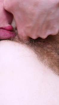 Horny Unshaven Brunettes Find Private Room to Lick and Finger Each Other's Hairy Cunt