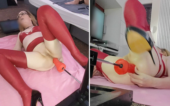 Spike Essex: 英国熟女lisa essex在性爱机器上达到肛交高潮