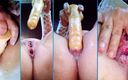 Mirelladelicia striptease: Homemade Anal Close-up, Dildo 20x4 Na Bunda