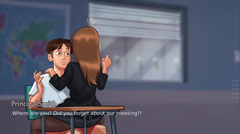 Xr Gamer: Miss Bissette Teaches Anon French Kiss - Summer Time Saga Gameplay