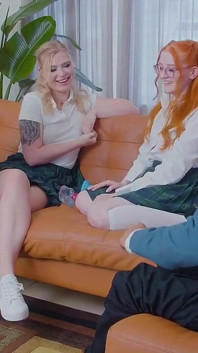 We're All Virgins - Can You Fuck My Best Friends Too? They Helped Me with My First Dildo