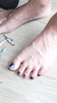 Stepping on Little People with My Barefeet