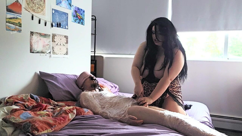 MyPrejacBoyfriend: Gemummificeerd na een orgasme!