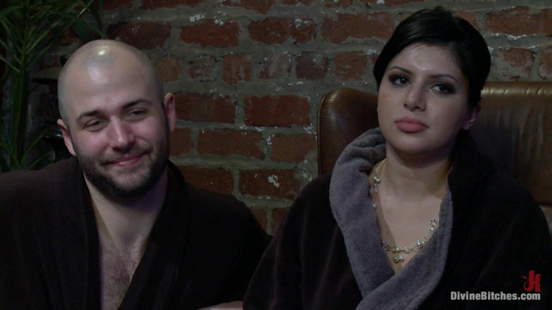 Divine Bitches by Kink: Cuckold Husband: eat His Cum, Cuck!