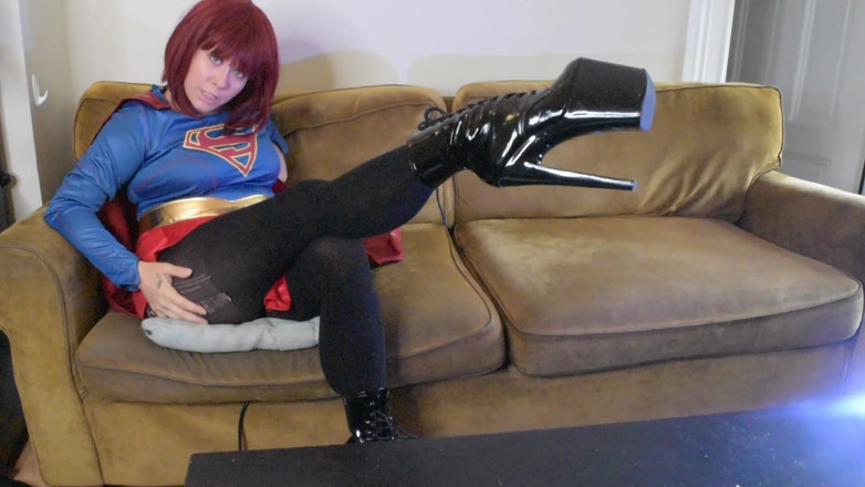 Deanna deadly: Evil supergirl melted after trying to seduce you pantyhose pov...