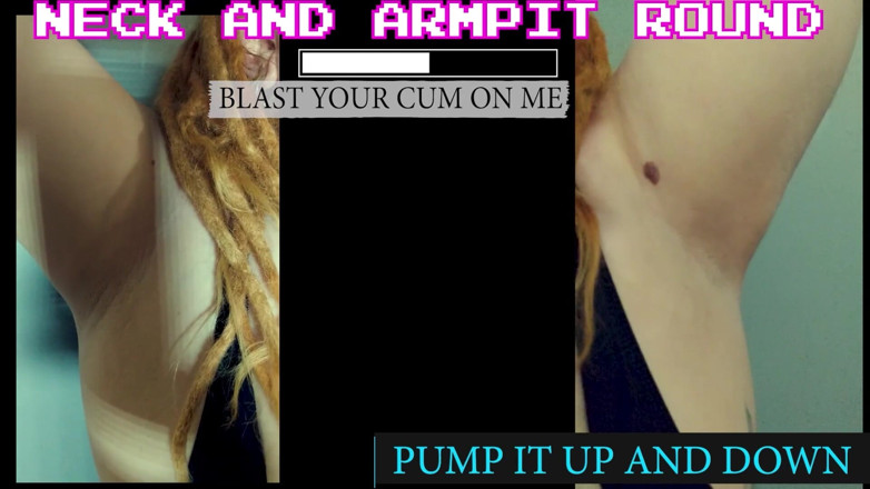 Campsissyboi: The jerk off to my neck armpits and boobies game...