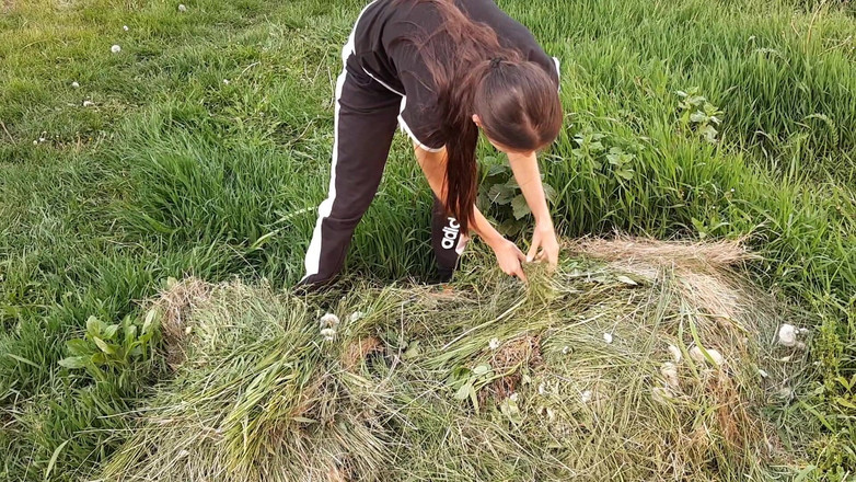 Lesbian-illusion: Я дрочив пизду свого сусіда в селі, і вона лизала її для мене - лесбіянка-ілюзія