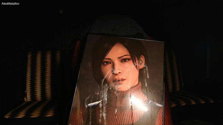 Alex Metallov: Sperma-hommage für Ada wong (spielfigur aus Resident Evil 4 remake) riesige ladung