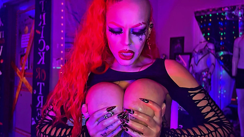Red X: 4K Ruined by the Spider Queen Filthy Strip to JOI