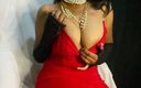 Hot Lilly: Sexy Desi Indian in Red Hot