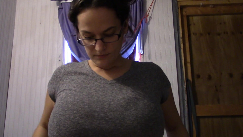 Miss Nat: Dirty whore titfucks neighbor
