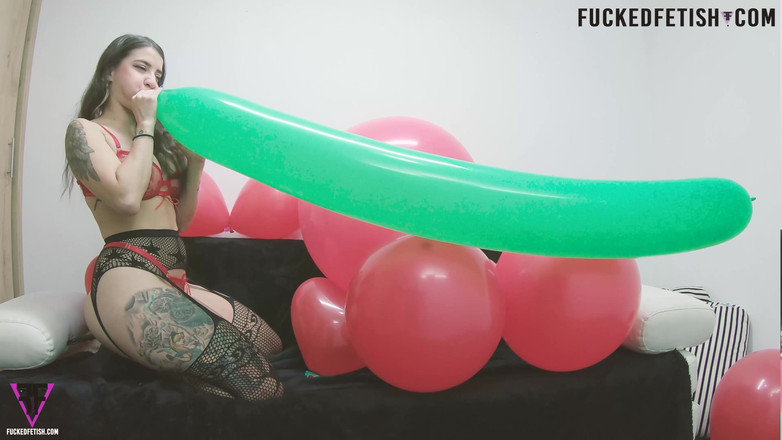 Fucked fetish: Bts脸流行唾液长气球避孕套