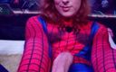 Erica Cherry: Exclusive Spider girl Jerking off and getting hard