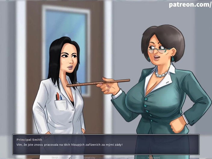 Cartoon Universal: Summertime saga part 154 - Masturbation belt Czech sub