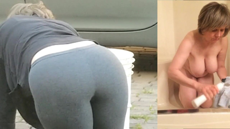 MarieRocks: Curvalicious GILF works her sexy ass off
