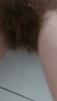 Morning Toilet, My Hairy Pussy Pee