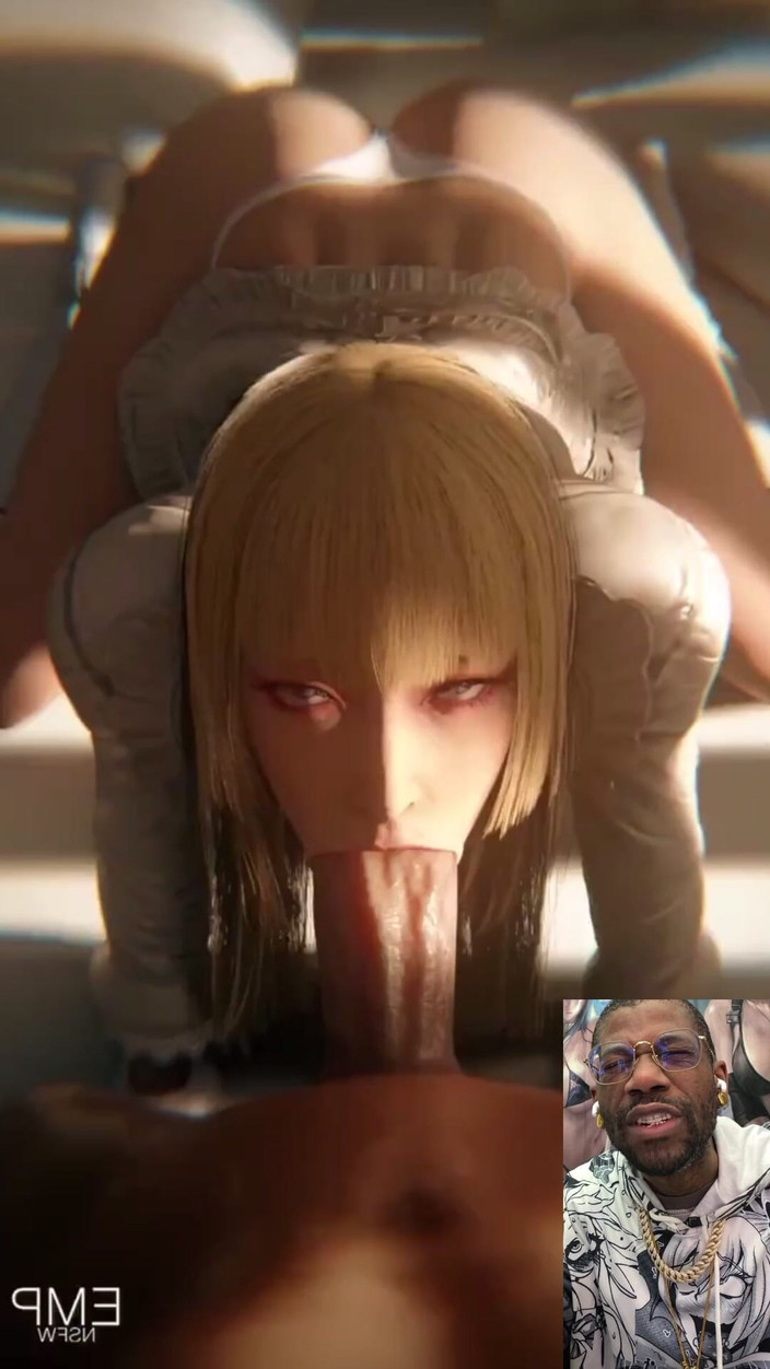 Good news media: Лілі глибоко заглотує член gooner, як вона трахається, це означає це