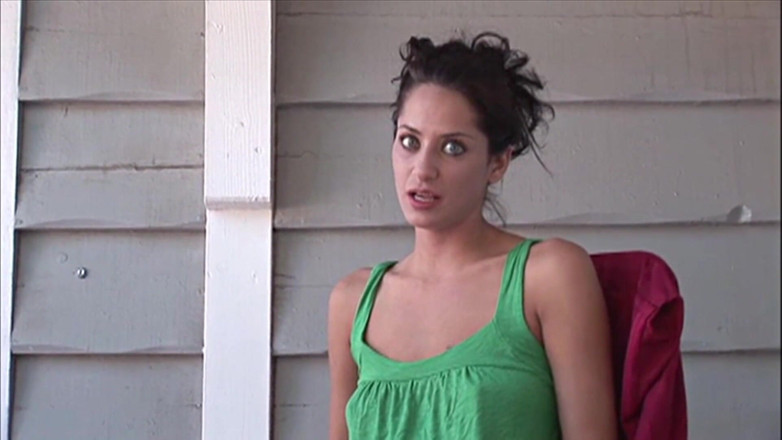 Xtime Network: Brunette doing a test
