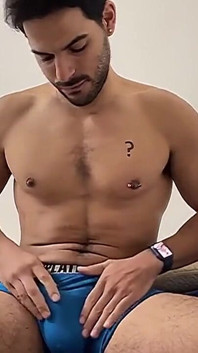 Cum in My Blue Underwear