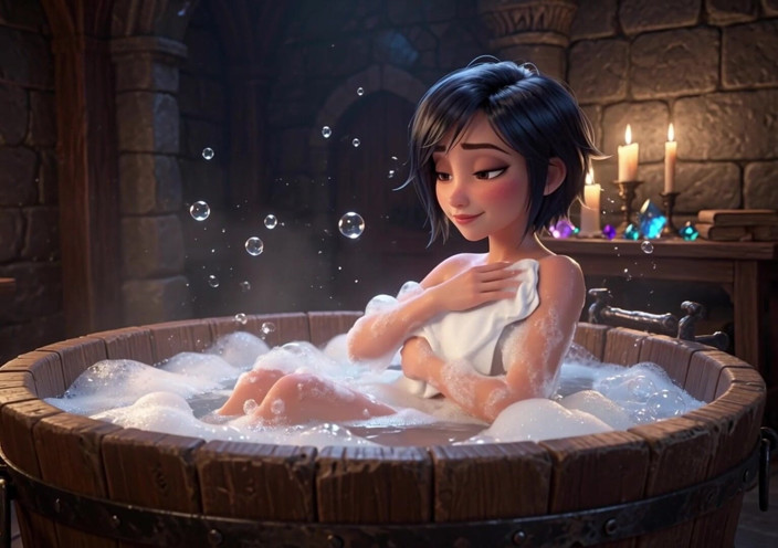 My night collection: Giáo viên phù thủy mệt mỏi sử dụng phép thuật...