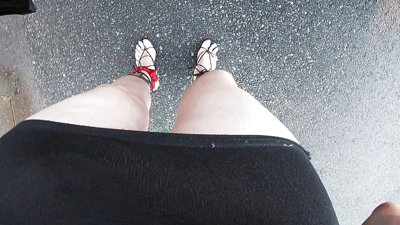 JonasBen: 일요일 아침 미시 CD 재미 야외에서 솔로 자위 이른 아침 재미 TV