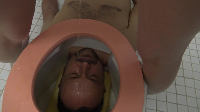 Femdom Austria: Pissed on and Milked in the Toiletbox!