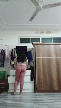 She Is Cchanging Dress