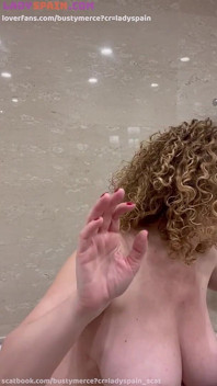 Busty Merce Puts Makeup on Fully Naked